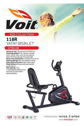  مشکی Yatay Bisiklet Voit - کد 74398707
