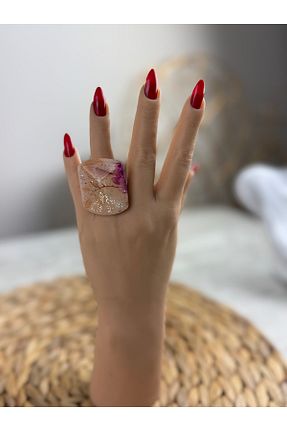 انگشتر جواهر بنفش زنانه SEDEF TAKI - کد 899601008