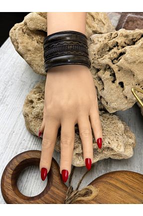 دستبند جواهر قهوه ای زنانه فلزی SEDEF TAKI - کد 899607803