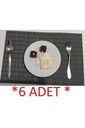 سرویس آمریکائی طوسی مستطیل Hanne - کد 898383856