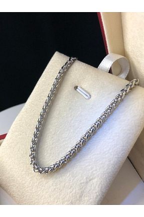 گردنبند استیل ( فولاد ) سفید زنانه استیل (فولاد) vogutima - کد 740725088