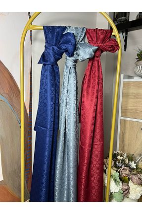 شال زرشکی زنانه پنبه ای locella - کد 899607564