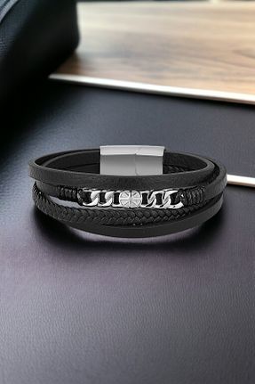 دستبند استیل (فولاد) رنگی مردانه Daniel Klein - کد 900533995