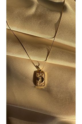گردنبند استیل ( فولاد ) طلائی زنانه استیل (فولاد) moreist - کد 899621298