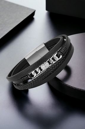 دستبند استیل (فولاد) رنگی مردانه Daniel Klein - کد 900533995