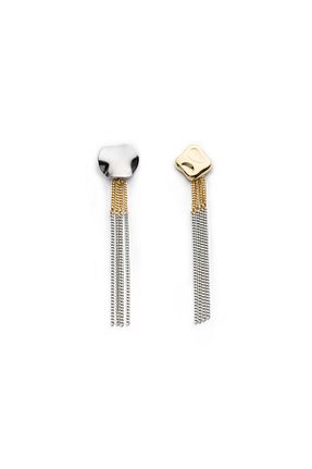 گوشواره جواهر طلائی Twist - کد 899622606