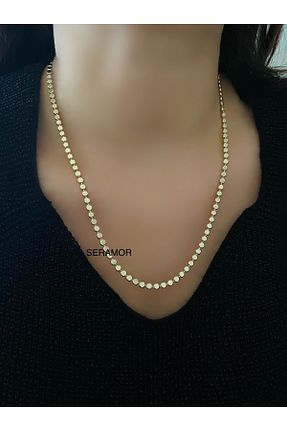 گردنبند استیل ( فولاد ) زرد بچه گانه استیل (فولاد) XUPING JEWELRY - کد 899652653
