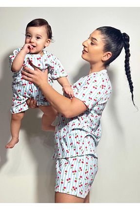 ست لباس راحتی رنگی زنانه Kalp Drop Kids - کد 898464776