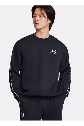 سوئیشرت خاکی مردانه ساده Under Armour - کد 899668271