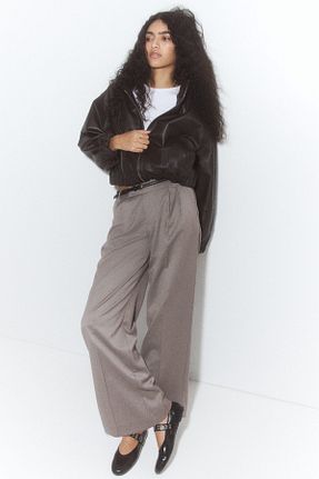 شلوار طوسی زنانه پلی استر H&M - کد 881710793