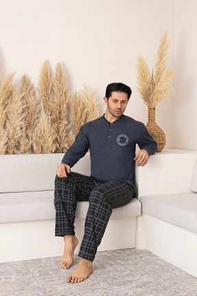 ست لباس راحتی مشکی مردانه پنبه ای Sude HOMEWEAR - کد 898580047