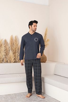 ست لباس راحتی مشکی مردانه پنبه ای Sude HOMEWEAR - کد 898580047