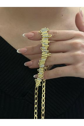 گردنبند استیل ( فولاد ) رنگی زنانه روکش طلا MyladyAccessoriess - کد 899686583