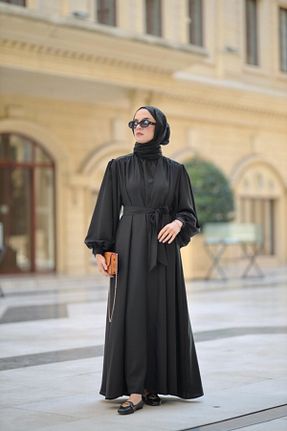لباس حجاب مشکی زنانه Relaxed NS Moda - کد 899845790
