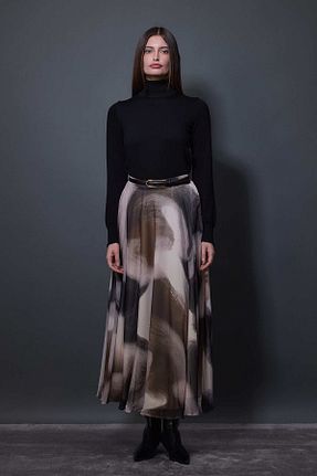 دامن حجاب قهوه ای زنانه Relaxed Tailors Room - کد 883221493