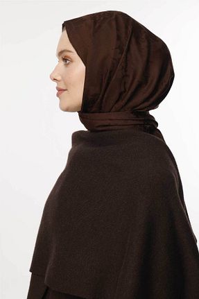 شال قهوه ای زنانه پلی استر VALORSCARF - کد 899707421