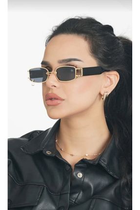 عینک آفتابی مشکی زنانه 56 LShop - کد 899717113
