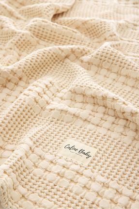 پتوی کودک و نوزاد بژ پنبه ای Caline Baby - کد 906193371