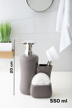 جا صابونی طوسی پرسلن Porsima - کد 899751179