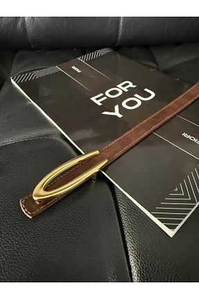 کمربند قهوه ای زنانه چرم مصنوعی Fiori - کد 898105772