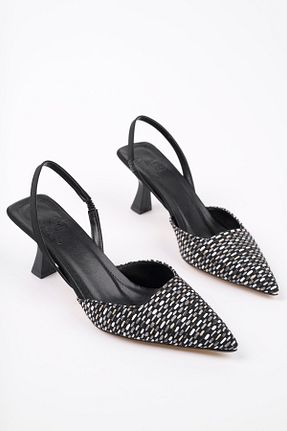 دمپائی مشکی زنانه چرم مصنوعی Muggo - کد 899730501