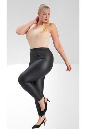 ساق شلواری سایز بزرگ مشکی زنانه بافت MODA UGS - کد 899733246