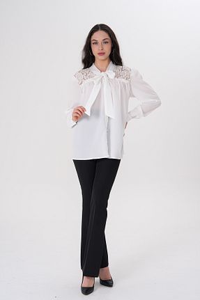 پیراهن سایز بزرگ سفید زنانه سایز بزرگ Loom Boutique - کد 899734556