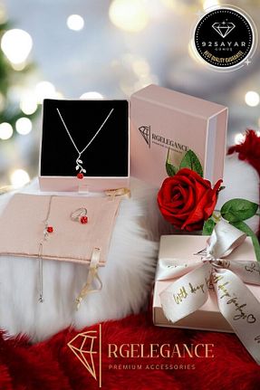 ست نقره زنانه زیرکن RGELEGANCE Premium Accessories - کد 866968118