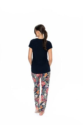 ست لباس راحتی سرمه ای زنانه گلدار U.S. Polo Assn. - کد 899757457