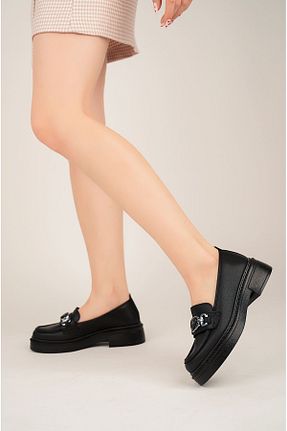 کفش پاشنه بلند پر مشکی زنانه پاشنه متوسط (5-9 سانتی متر) Aymer - کد 899758265