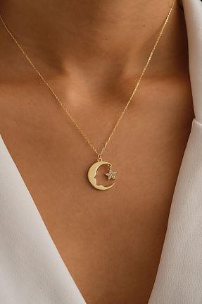گردنبند طلا زرد زنانه 14 عیار Sefa Gold - کد 900613298