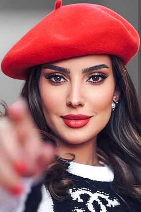 کلاه قرمز زنانه پلی استر Trenderrs - کد 469007257