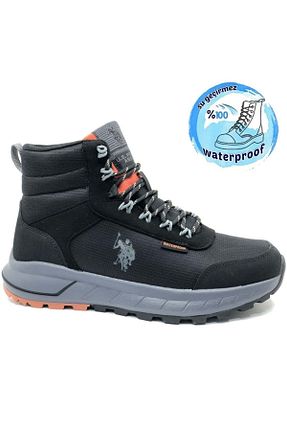بوت / نیم بوت مشکی مردانه چرم مصنوعی U.S. Polo Assn. - کد 880082600