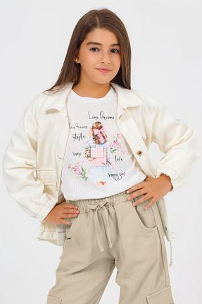 ست بالاتنه و پائین تنه بژ بچه گانه بافتنی Miss Lore - کد 900642387