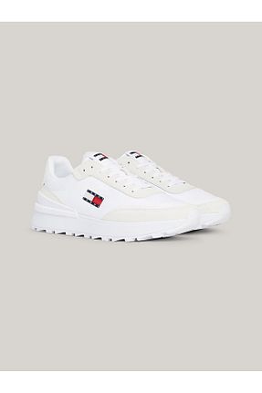 کفش اسنیکر طلائی مردانه بند دار Tommy Hilfiger - کد 784761866