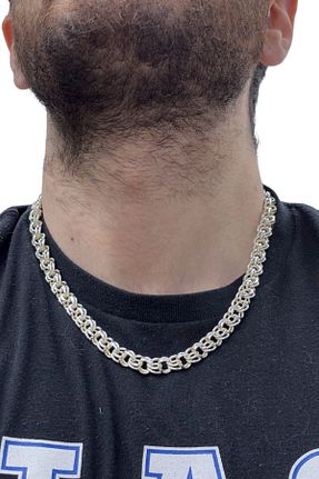 گردنبند نقره طوسی زنانه 925 عیار oya silver - کد 899791644