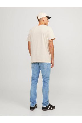 شلوار جین آبی مردانه پاچه ساده Jack & Jones - کد 832371191