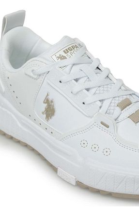 کفش اسنیکر سفید زنانه بند دار U.S. Polo Assn. - کد 822620612