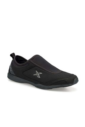 کفش اسنیکر مشکی مردانه چرم مصنوعی Kinetix - کد 509729