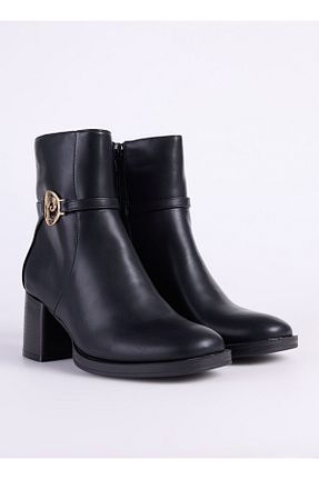بوت / نیم بوت مشکی زنانه چرم مصنوعی Pierre Cardin - کد 900656757