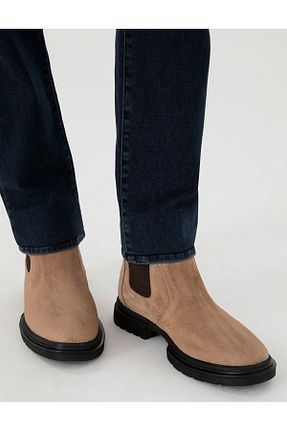 بوت / نیم بوت قهوه ای مردانه جیر Pierre Cardin - کد 900666166