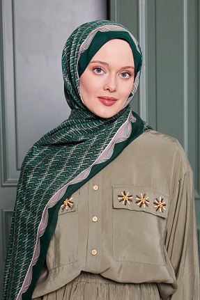 شال سبز زنانه ویسکون Levidor - کد 899810314