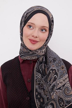 شال مشکی زنانه ویسکون Levidor - کد 899810259