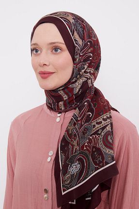 شال زرشکی زنانه ویسکون Levidor - کد 899810302