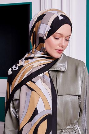 شال مشکی زنانه ویسکون Levidor - کد 899810165