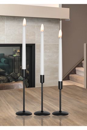 شمعدان و شمع گیر مشکی فلزی AG LightDesign - کد 894577302