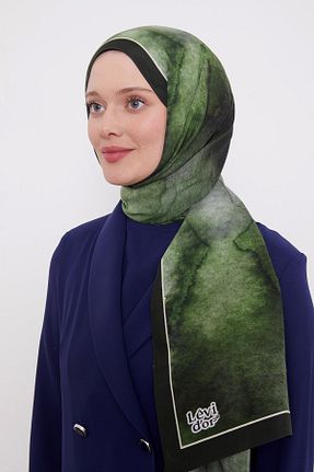 شال سبز زنانه ویسکون Levidor - کد 899810244