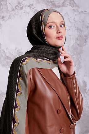 شال سبز زنانه ویسکون Levidor - کد 899810294
