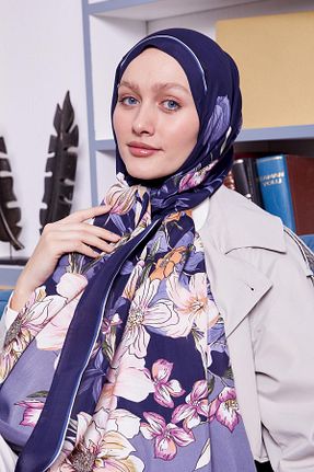شال سرمه ای زنانه ویسکون Levidor - کد 899810207