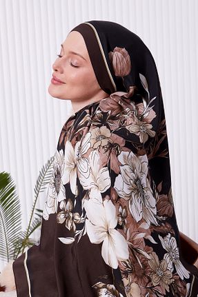 شال قهوه ای زنانه ویسکون Levidor - کد 899810325